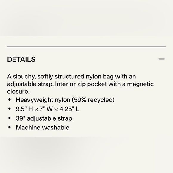 Baggu Small Nylon Sling Bag - Picture 3 of 7